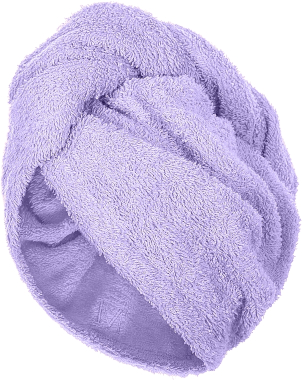 Hair Drying Turban Towel, lilac - MAKEUP — photo N3