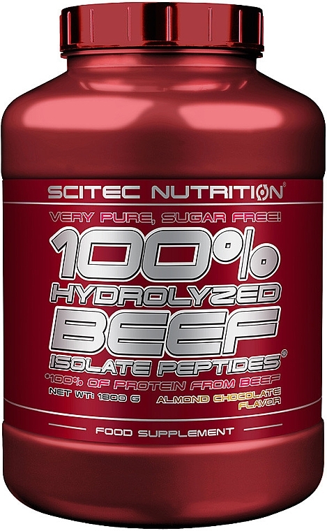 Hydrolyzed Protein - Scitec Nutrition 100% Hydrolyzed Beef Isolate Peptides Almond-Chocolate — photo N1