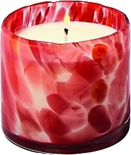 Fragrances, Perfumes, Cosmetics Scented Candle in Glass - Paddywax Luxe Hand Blown Bubble Glass Candle Red Saffron Rose