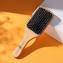 Wooden Hair Brush with Combined Bristles - Sister Young Vera Wood Brush Bv — photo N5