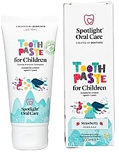 Fragrances, Perfumes, Cosmetics Kids Toothpaste, 2-7 years, strawberry flavor - Spotlight Oral Care Kids Total Care Toothpaste Strawberry