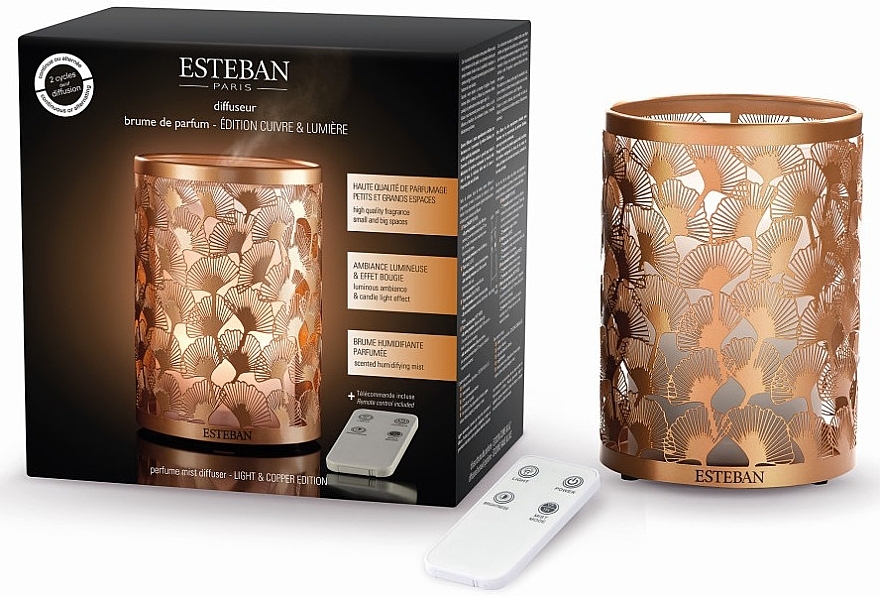 Fragrance Diffuser - Esteban Perfume Mist Diffuser Light &Copper Edition — photo N1