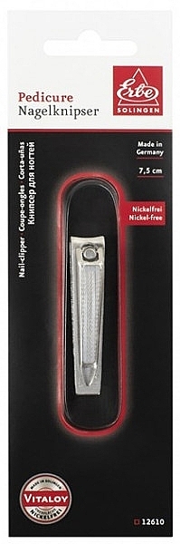 Nail Clippers, 7.5 cm, 12610 - Erbe Solingen — photo N1