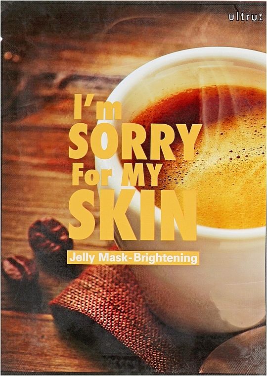 Face Sheet Mask - Ultru I'm Sorry For My Skin Jelly Mask Brightening — photo N1