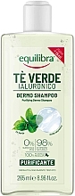 Green Tea & Hyaluronic Acid Shampoo - Equilibra Purifying Dermo Shampoo — photo N1