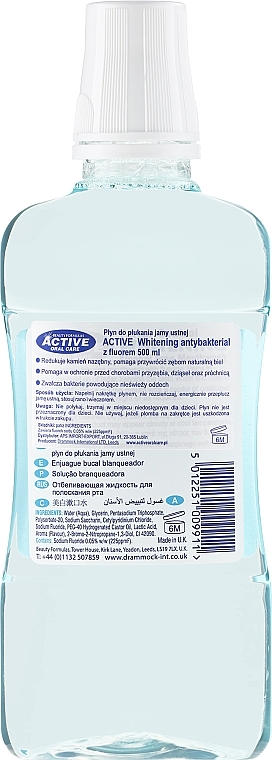 Mouthwash - Beauty Formulas Active Oral Care Tartar Control Whitening Antibacterial Mouthwash — photo N2