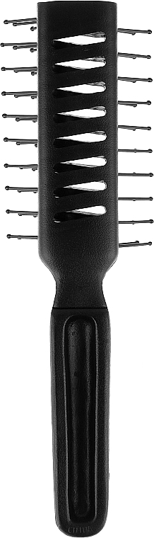 Hair Brush "Tunnel static free", black - Comair — photo N2