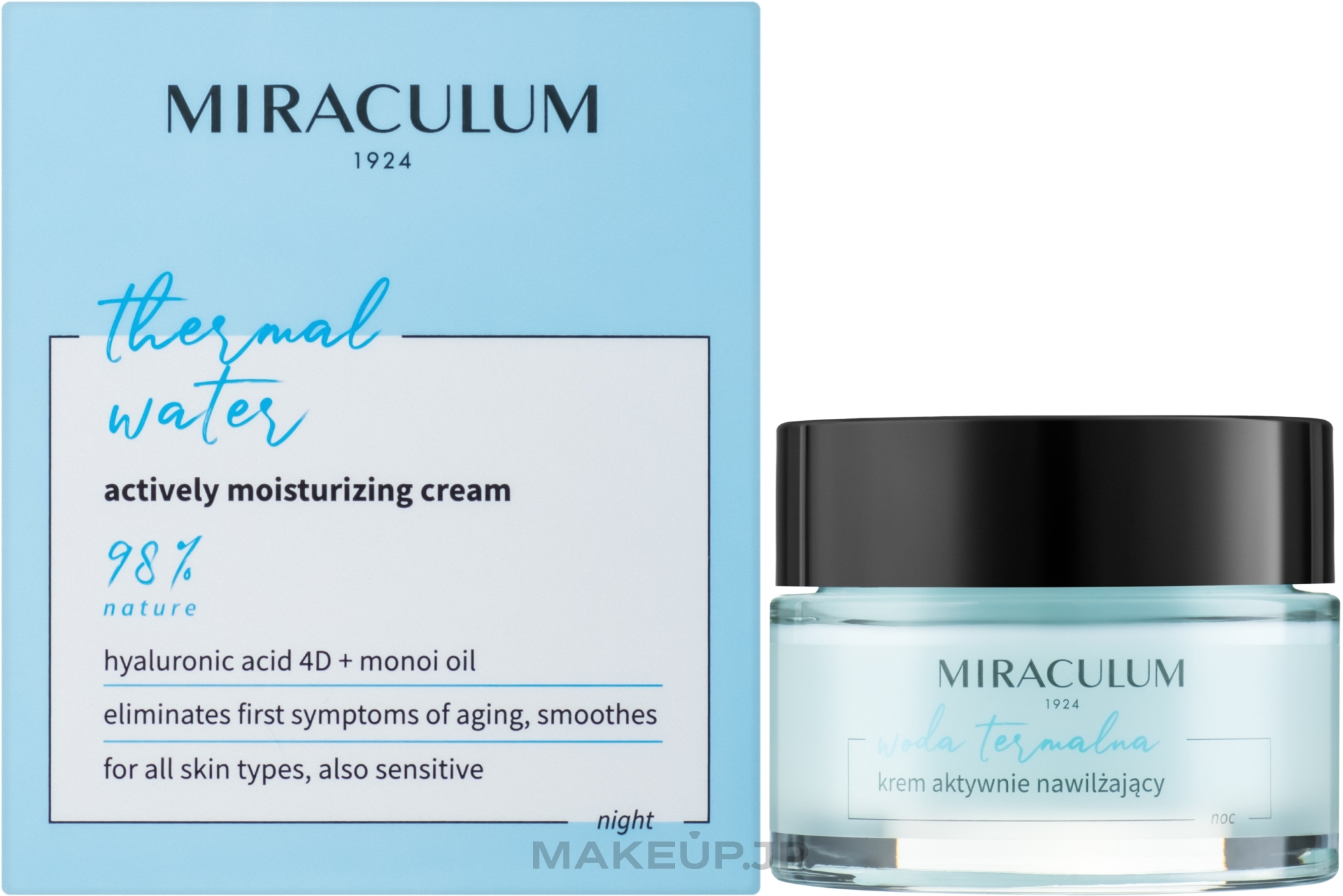 Moisturizing Night Cream - Miraculum Woda Termalna — photo 50 ml