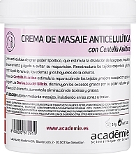 Anti-Cellulite Centella Massage Cream - Academie Anti-cellulite Massage Cream With Centella — photo N2
