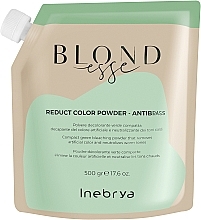 Fragrances, Perfumes, Cosmetics Lightening Powder with Green Micropigments - Inebrya Blondesse Reduct Color Powder Antibrass