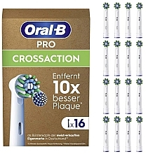 Fragrances, Perfumes, Cosmetics Replaceable Rlectric Toothbrush Head, 16 pcs - Oral-B Cross Action Toothbrush Heads