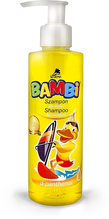 Baby Shampoo (with dispenser) - Pollena Savona Bambi D-phantenol Shampoo — photo N1