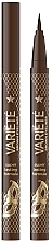 Eyeliner Pen - Eveline Cosmetics Variete Brown Eyeliner — photo N1