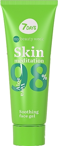 Soothing Gel - 7days My Beauty Week Soothing Skin Gel Skin Meditation Aloe — photo N1