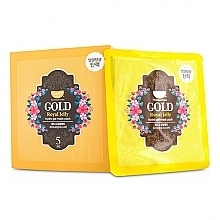 Fragrances, Perfumes, Cosmetics Hydro Gel Face Mask with Gold & Royal Jelly - Petitfee & Koelf Gold & Royal Jelly Hydro Gel Mask