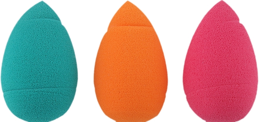 Makeup Sponge, latex-free, 3 pcs - Titania — photo N14