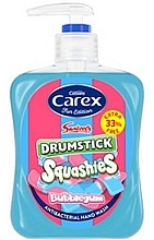 Fragrances, Perfumes, Cosmetics Antibacterial Liquid Soap - Carex Fun Edition Drumstick Squashies Bubblegum Antibacterial Handwash