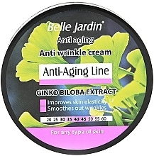 Fragrances, Perfumes, Cosmetics Anti-Aging Anti-Wrinkle Cream "Ginkgo Biloba" - Belle Jardin Anti Aging Line Face Cream