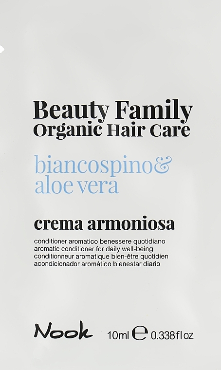 Daily Conditioner - Nook Beauty Family Organic Hair Care (sample) — photo N1