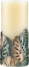 Fragrances, Perfumes, Cosmetics Decorative Candle, 8x19.5 cm - Artman Monstera