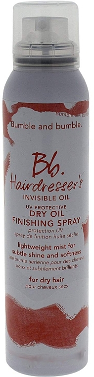 Hair Spray - Bumble and Bumble Hairdresser's Invisible Dry Oil Finishing Spray — photo N4