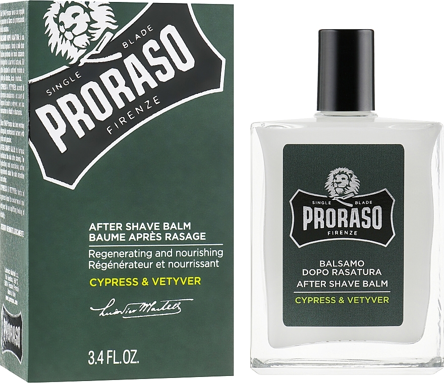 After Shave Balm - Proraso Cypress & Vetiver After Shave Balm — photo N4