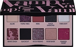 Eyeshadow Palette, dark - Pupa Vamp! Palette Black — photo N1