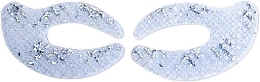 Glitter Hydrogel Eye Patches - IDC Institute C Shaped Glitter Hydrogel Eye Pad Blue — photo N2