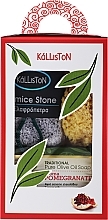 Fragrances, Perfumes, Cosmetics Soap Set with Pomegranate Scent - Kalliston Gift Box