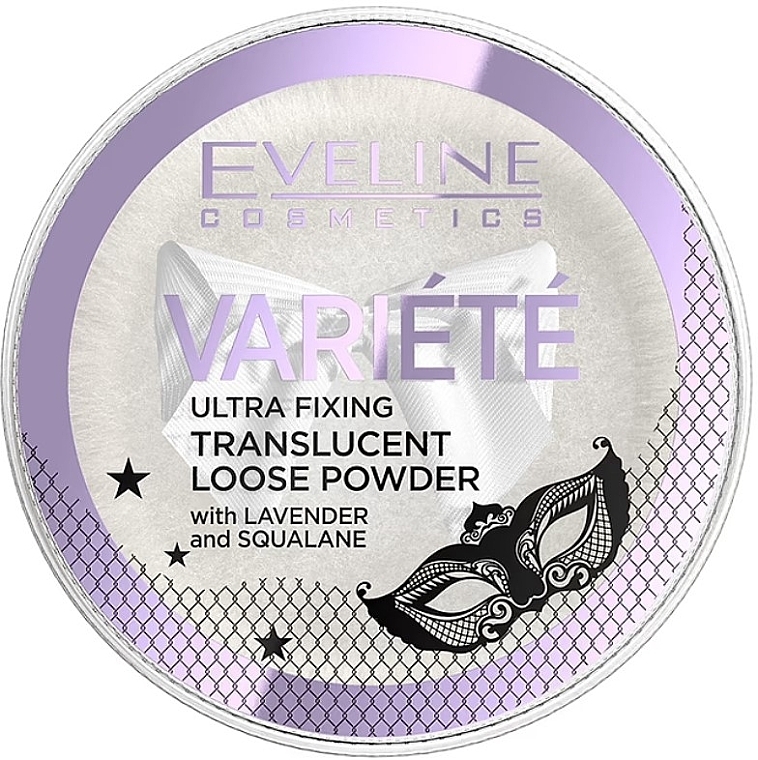 Face Powder - Eveline Cosmetics Variete Ultra Fixing Transparent Loose Face Powder — photo N1