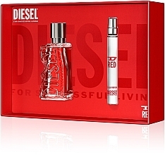 Diesel D Red - Set (edp/50ml+edp/10ml) — photo N2