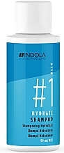 Fragrances, Perfumes, Cosmetics Moisturizing Shampoo - Indola Innova Hydrate Shampoo Travel Size