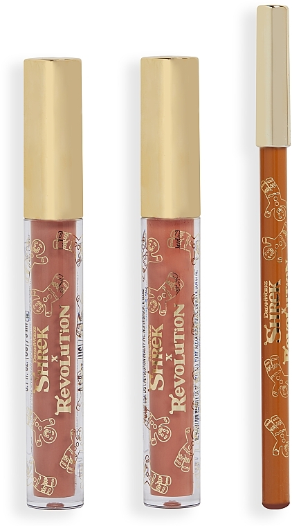 Set - Makeup Revolution x Shrek Gingy Lip Kit — photo N3