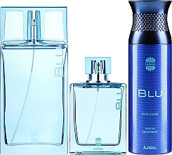 Ajmal Blu - Set (edc/100ml + deo/200ml + edp/90ml) — photo N2