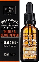 Beard Oil - Scottish Fine Soaps Men's Thistle & Black Pepper Beard Oil — photo N2