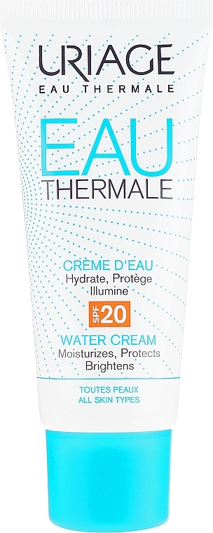 Light Moisturizing Cream - Uriage Eau Thermale Light Water Cream SPF 20 — photo N2