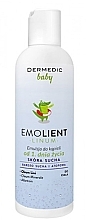 Fragrances, Perfumes, Cosmetics Wash Emulsion - Dermedic Emolient Linum Baby