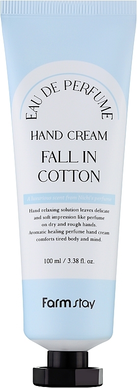 Hand Cream - FarmStay Eau Hand Cream Fall In Cotton — photo N1