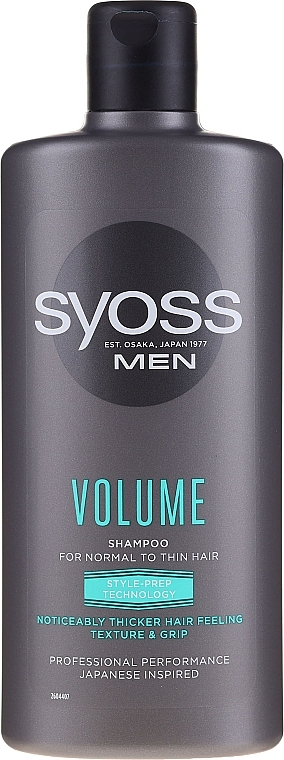 Shampoo for Normal and Thin hair - Syoss Men Volume — photo N1