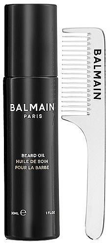 Set - Balmain Signature Men's Giftset (oil/30ml + shampoo/200ml + scrub/100g + brush/1p) — photo N5