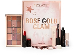 Fragrances, Perfumes, Cosmetics Makeup Set, 8 products - Makeup Revolution Rose Gold Glam Makeup Gift Set