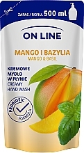 Liquid Soap - On Line Mango & Basil Creamy Hand Wash (refill) — photo N1