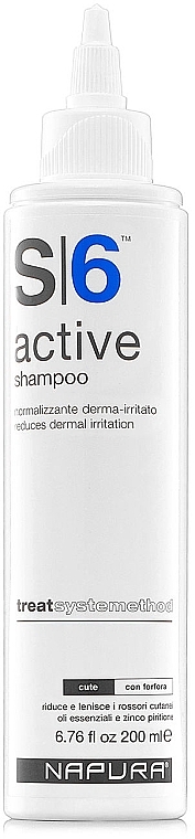 Anti-Dandruff Shampoo for Irritated Scalp - Napura S6 Active Shampoo — photo N1