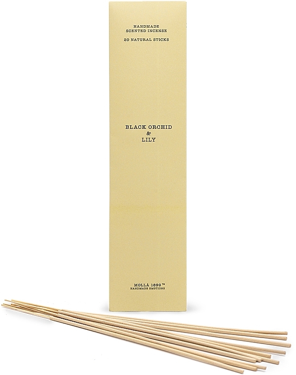 Cereria Molla Black Orchid & Lilly - Reed Diffuser Sticks — photo N2