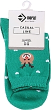 Fragrances, Perfumes, Cosmetics Women Christmas Socks, CSL250-331, Green - Moraj