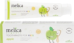 Kids Apple Toothpaste - Melica Organic Toothpaste For Kids Apple — photo N1