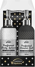 Gift Set - Energy of Vitamins Perfumed Silver (sh/gel/300ml + b/lot/300ml) — photo N1