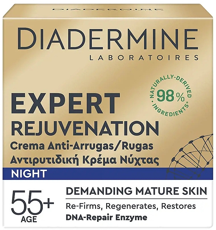 Mature Skin Night Cream - Diadermine Expert Rejuvenation Night Cream — photo N1