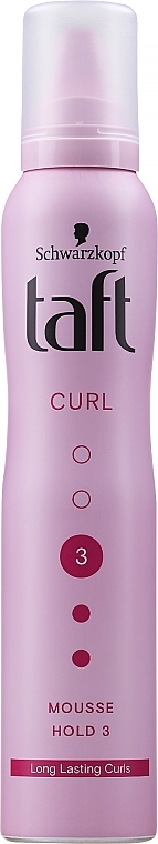 Styling Hair Mousse - Schwarzkopf Taft Curl Mousse — photo N1