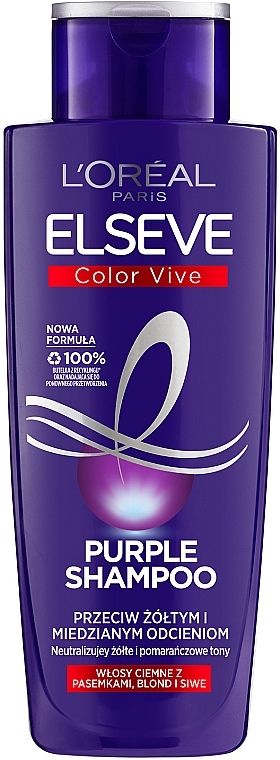 Anti-Yellow Shampoo - L’Oréal Paris Elseve Color-Vive Purple — photo N1